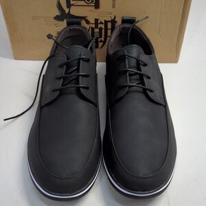 Men's Oxford Lace Up Business Casual Comfortable Walking Dress Shoes 44 Black